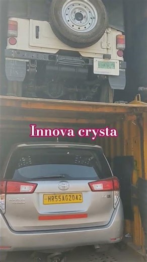 innova crysta cer container loading full video like and subscribe channel