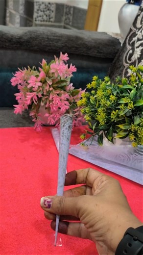 100% Perfect Mehndi Cone at Home 🤯 | No Leakage Trick #shorts