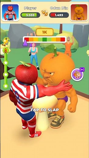 Can I Win Every Slap Battle? 👋😂 | Slap Game Gameplay #gameplay #usacontent #slap #gaming #shorts
