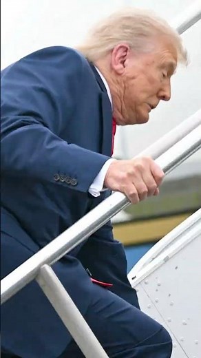 Trump Stumbles on Steps to Air Force One