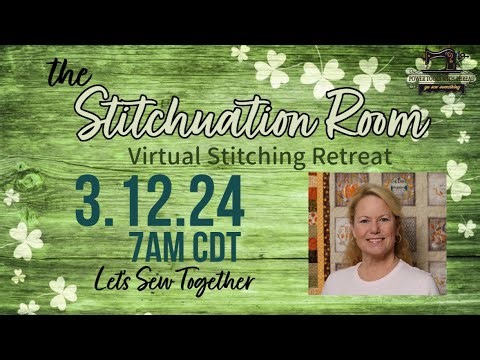 Snapplique On Wander Lane, Bunny Knoll Mini Quilt, The Stitchuation Room, 12 Mar 24