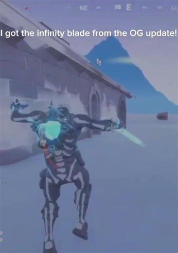 I got the infinity blade!!🤩🗡️ #fortnite