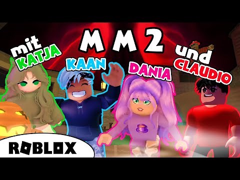 1st MM2 with KATJA! Dania, Kaan, Claudio Roblox @noiseate @DerClaudioo