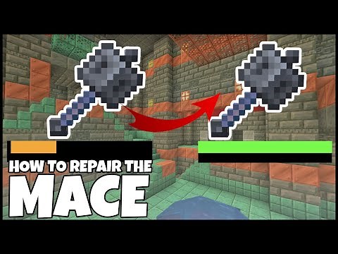 How To REPAIR THE MACE In MINECRAFT