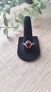 Red Stone Ring - Etsy