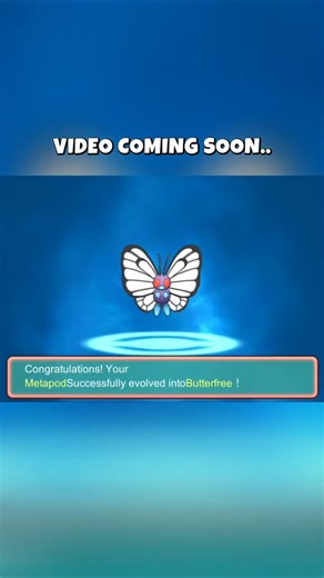 Metapod to Butterfree Evolution 👀🔥 #shorts #pokemon #monsterhonorfight #gamexradar