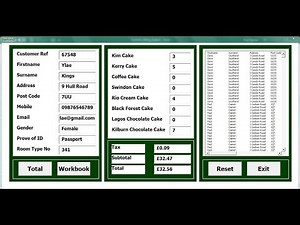 How to Create a Customer Billing System in Excel using VBA - Part 2 of 2