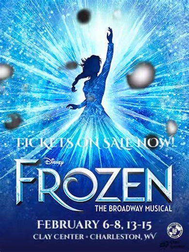 ❄️The Snow Queen is using this snowy weather to remind you to purchase those Frozen tickets on your Holiday Gift List Today! 🎁 ❄️ Disney’s FROZEN 🎟️ https://secure.theclaycenter.org/20557/20558 📆 Feb 6-8, 13-15 📍 Clay Center • Charleston, WV | Charleston Light Opera Guild Inc