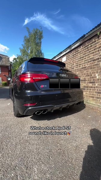 Stock Audi S3 Launch Sound Experience