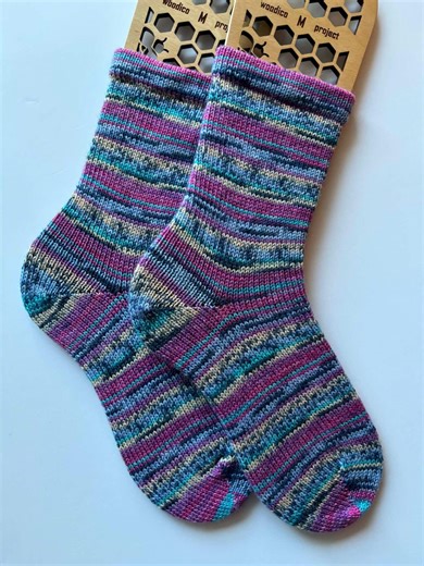 Knit Wool Crew Socks - Etsy
