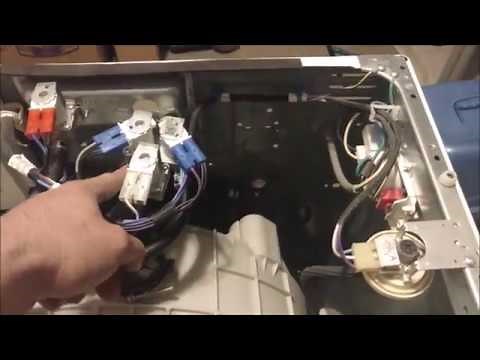 lg tromm clothes washer leaking water / valve replacement