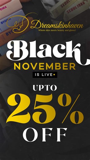 Dreamskinhaven kenya - Skincare, perfumes & makeup from 🇺🇸🇬🇧🇰🇷 on Instagram: "Black November orders rolling out, each one a little bag of glow.🖤 Have you placed yours yet? Use Code: EARLYGLOW10 to get extra 10% off on our website Dreamskinhaven.co.ke #dreamskinhaven #blacknovemberdeals #skincarehaul #kenyabeauty #skincaresale Looking into placing an order? Visit us in store at any of our locations: 📍Nairobi CBD at 20th-century plaza Kaunda Street Ground Floor (Storefront) 📳 0702803871 �