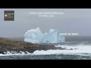 Iceberg at Ferryland, Newfoundland, Canada