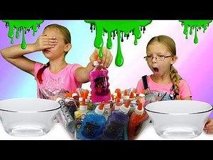 3 COLORS OF GLUE SLIME CHALLENGE!!! - Magic Box Toys Collector