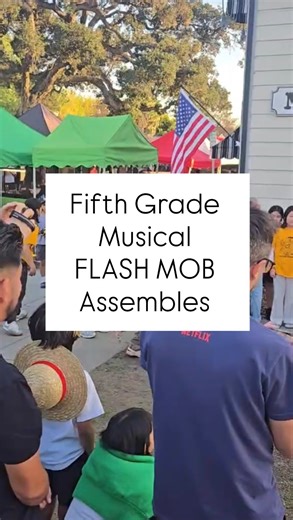 SPEF- SPas Ed Foundation on Instagram: "The cast of Fifth Grade Musical formed a huge flash mob at South Pasadena’s Farmer’s Market yesterday afternoon! Listen to them here and see them live next weekend! The cast is composed of students from SPUSD’s three elementary schools. All elementary school families should attend a show to see what they’ll be able to register for as 5th graders. Spots are limited so knowing they want to be a part of the annual Fifth Grade Musical early will be a huge win