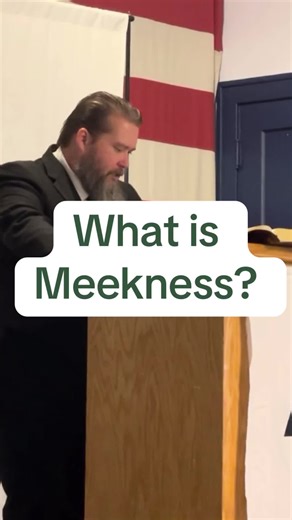 Pastor @Luke asks what is Meekness? It is a grace by which we can control our passions and emotions. Meekness is about the self control of our reaction to when people wrong us. #christiantiktok #gospel #reformed #baptist #christianlife