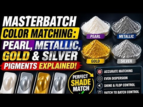 DAY-11 Masterbatch Color Matching: Pearl, Metallic, Gold & Silver Pigments Explained