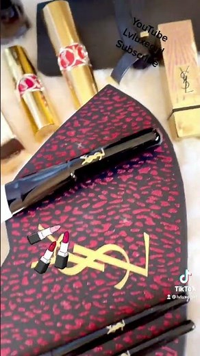 YSL BEAUTE BEAUTY YSL LIPSTICK LIPPIES COLLECTION ROUGE RED & MORE #ysl #yslbeauty