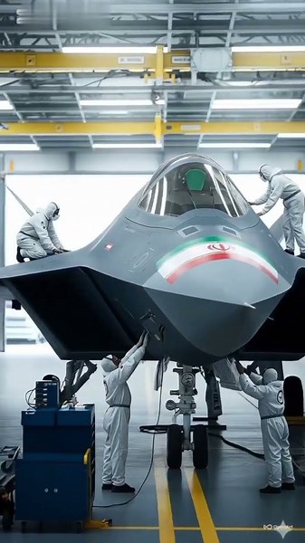Iran’s Futuristic Stealth Fighter Jet #military #militarypower #army #foryou #fighterjet