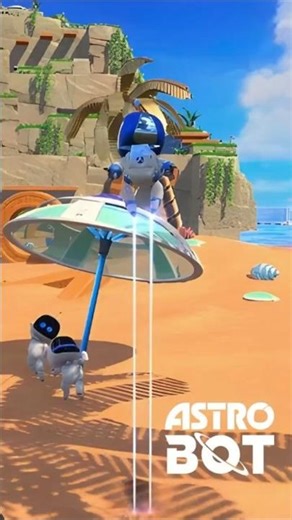 Astro Bot Fastest Beach Jump Ever ⚡🏖️