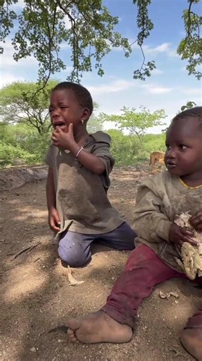 Tribal kids eating in the forest 💔 | जंगल में बच्चों का जीवन #shortsfeed