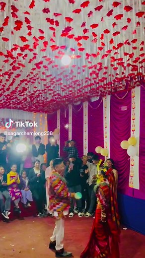 8.1K views · 72 reactions | “Wishing you the best today and always.”Beautiful couple  From Chaubise dhnkuta#newlycouple #thehandwovendhakastore#dhakasaree #dhakasaree#cultureweeding #saveculturalClad In Chaubise sanyak Dhaka Chaubise Sanyak Dhaka Udhog | Chaubise sanyak dhaka Udyog | Facebook