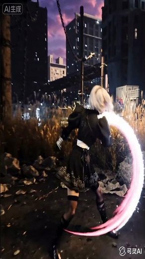 2B Spinning Slash Awakening