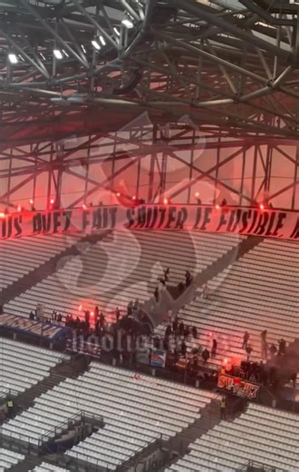 14.02.2026🇫🇷 Olympique de Marseille - RC Strasbourg. Empty stand as a sign of protest, for a club in self-destruction! All your plans have gone up in smoke after all these wasted years. South Winners banner: “You blew the fuse, but the whole system is rotten!”, click here for more: https://hooligans.cz/2026/02/14/olympique-de-marseille-rc-strasbourg-14-02-2026/ All in one place. Tap to download. 🔗 hooligans.cz/app | Hooligans.cz