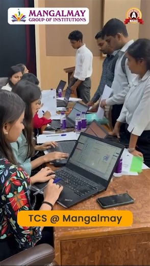 3K views · 18 reactions | We are thrilled to host Tata Consultancy Services (TCS) at Mangalmay for a Pool Campus Drive – a golden opportunity for our aspiring technocrats to launch their careers with one of the most respected names in the corporate world. #Mangalmay Group of #Institution https://www.mangalmay.org | Mangalmay Group of Institutions | Facebook