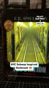 I made an NYC subway book nook 🤩🎥adam_rkc | Craft Factory