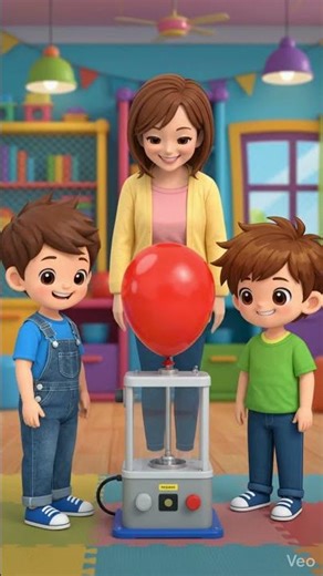 Magic Balloon Machine 🎈 | Watch It Inflate & Pop! |