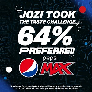 243 reactions · 13 comments | It’s official! 65% of participants in the Pepsi Max Taste Challenge in Jozi prefer the bold taste of Pepsi Max. It’s time to #ChallengeYourTaste and #ChangeYourDrink #PepsiMAX | Pepsi SA | Facebook