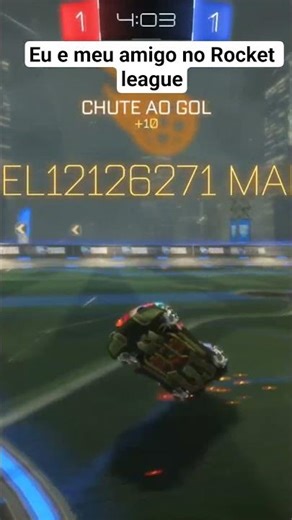 eu e meu amigo no Rocket league