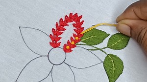 9K views · 223 reactions | A Super Easy Flower Embroidery Design | Trendy Sewing | Facebook