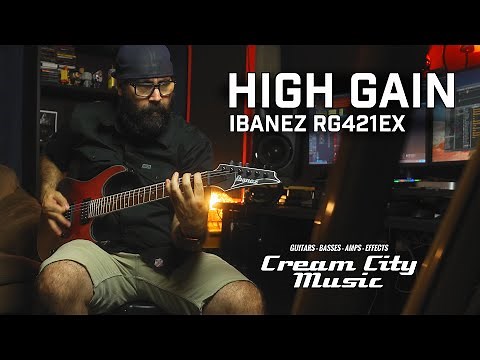 HIGH GAIN: Ibanez RG421EX Electric Guitar Demo