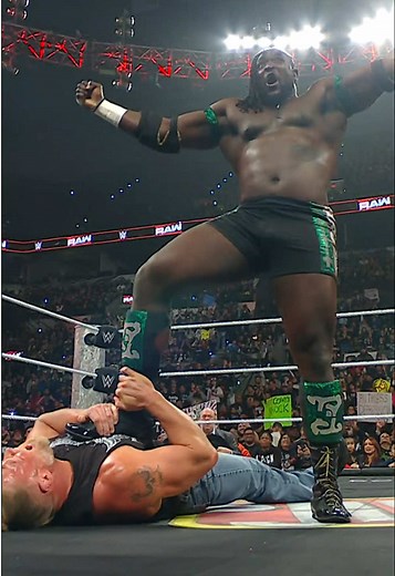 New Ruler in WWE: Oba Femi Challenges Brock Lesnar
