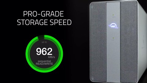 OWC 4TB Mercury Elite Pro Dual USB-C/Thunderbolt 3 External Raid Storage Enclosure with 3Port HUB for Mac and PC