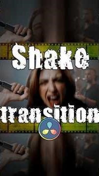 DaVinci Resolve: Dynamic Shake Transition #davinci #cinematic #davinciresolve