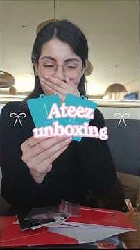 ATEEZ Exclusive merch unboxing ✨️❤️