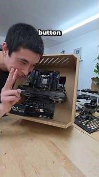 the most over-engineered cardboard PC case
