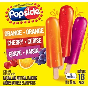 Popsicle Orange, Cherry & Grape Ice Pops, 18 x 48 mL - Walmart.ca