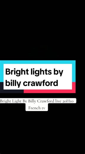 Billy Crawford Performing 'Bright Lights' Live on 20H10 French TV