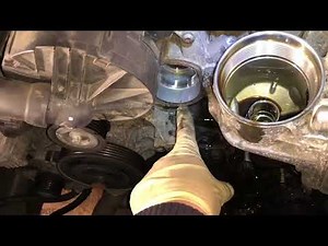 Mercedes benz GL450 v8 oil filter housing gasket replacement