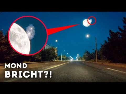Etwas hat sich vom Mond gelöst und kommt näher