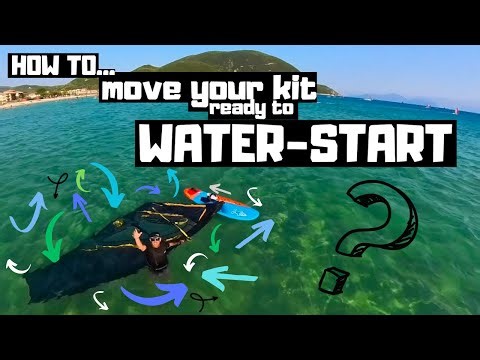 How to get ready to waterstart! #insta360 #windsurf