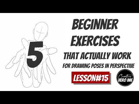 Lesson #15 5 Beginner Exercises That Actually Work For Drawing Poses in Perspective