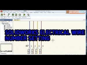 Solidworks electrical Wire Number settings