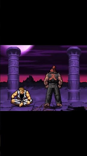 R Ryou Sakazaki vs Akuma HY. Art of Fighting vs Street Fighter