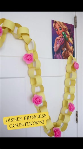 Disney Princess Countdown Craft for Kids