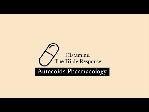 Triple Response of Histamine | Flare, Wheal, Flush | Autacoid Pharmacology